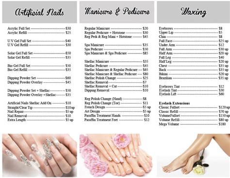 Magic nails price list